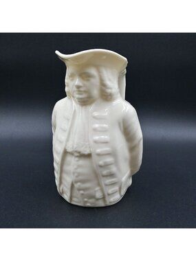 Lenox William Penn Toby Jug Beer Pitcher Figure Porcelain Character Vintage